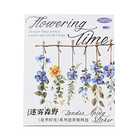 Скрапбукинг водонепроницаемые наклейки декоративные наклейки для животных, цветочное озеленение