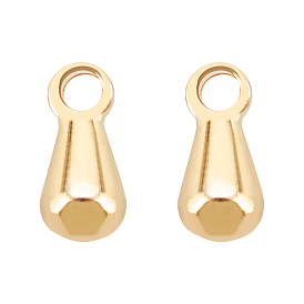 Brass Charms, Chain Extender Drop, Teardrop