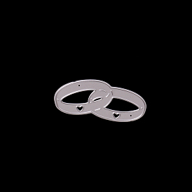 Plantillas de troqueles de corte de metal, para bricolaje álbumes de recortes / álbum de fotos, decorativo diy tarjeta de papel bricolaje, anillo con el corazón