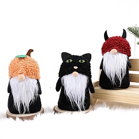 Halloween Gnome Cloth Display Decorations, for Home Office Desk