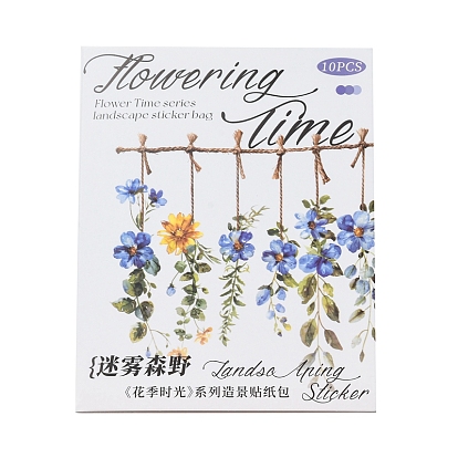 Скрапбукинг водонепроницаемые наклейки декоративные наклейки для животных, цветочное озеленение