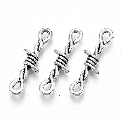 Tibetan Style Alloy Links/Connector, Lead Free & Cadmium Free, Knot