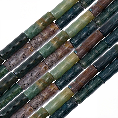 1 Нити из натурального индийского агата в виде колонн.