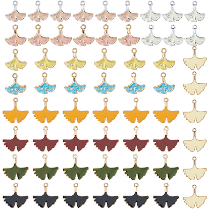 60 шт. 2 стили День благодарения тематика сплав эмалированные подвески, золотые, очарование листа