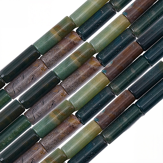 1 Нити из натурального индийского агата в виде колонн.