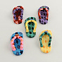 Polymer Clay Pendants, Flip-Flops/Chancla, 51x24x8mm, Hole: 1mm