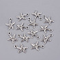 Сплавочные подвески тибетского стиля, без кадмия и без свинца, морская звезда / морские звезды, 17x13x2 мм, Отверстие : 1.5 мм , около 1450 шт / 1000 г