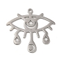201 Stainless Steel Pendants, Eye