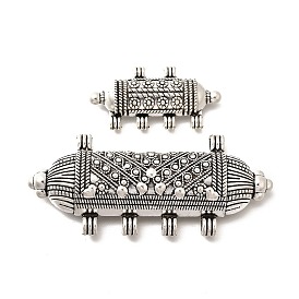 Сплав люстра компонента ссылки тибетском стиле, без кадмия и без свинца, двухконусные