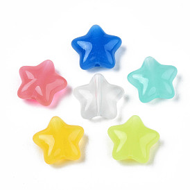 Luminous Acrylic Beads, Star