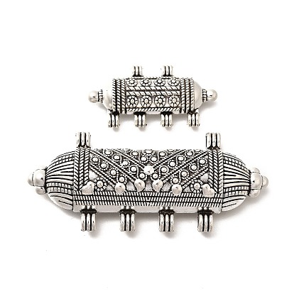 Сплав люстра компонента ссылки тибетском стиле, без кадмия и без свинца, двухконусные