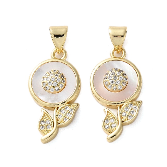 Латунные микро проложить кубического циркония подвески, с оболочкой, , стойки покрытие, прочное покрытие, без кадмия и без свинца