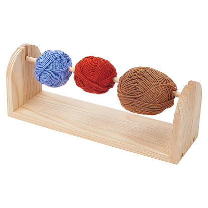 Wooden Yarn Skein Spinner, Yarn Ball Holder, Wool Skein Cord Organizer