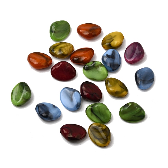 Непрозрачные акриловые бусины, самородки