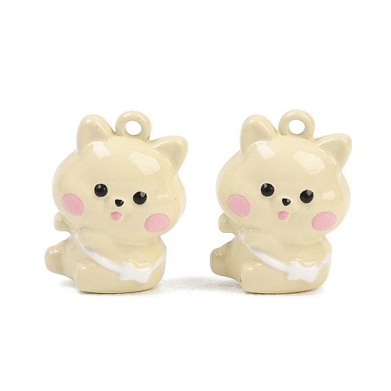 Подвески из эмали и сплава, собака прелести