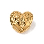304 Stainless Steel European Beads, Large Hole Beads, Heart with Wing