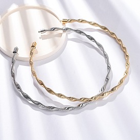 6.5мм витые железные цепочки ожерелья, ожерелье-воротник для женщин