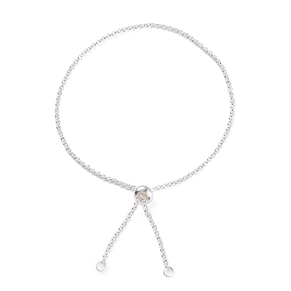 304 Изготовление браслета с цепочкой из нержавеющей стали, браслет боло, с 304 кольцами из нержавеющей стали, латунные шарики и 202 шарики из нержавеющей стали