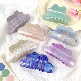 Acrylic Claw Hair Clips, Cloud