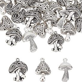 60 шт 3 подвески из цинкового сплава, гриб