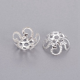 Iron Bead Caps, 10x4mm, Hole: 1mm