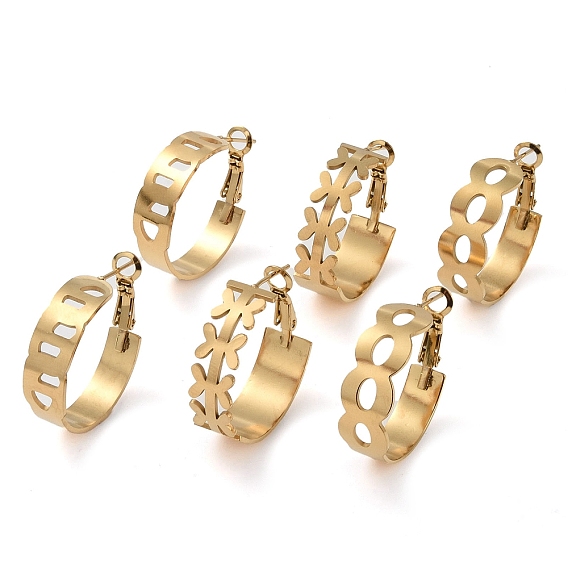 Серьги из 304 нержавеющей стали, украшения для женщин, золотые