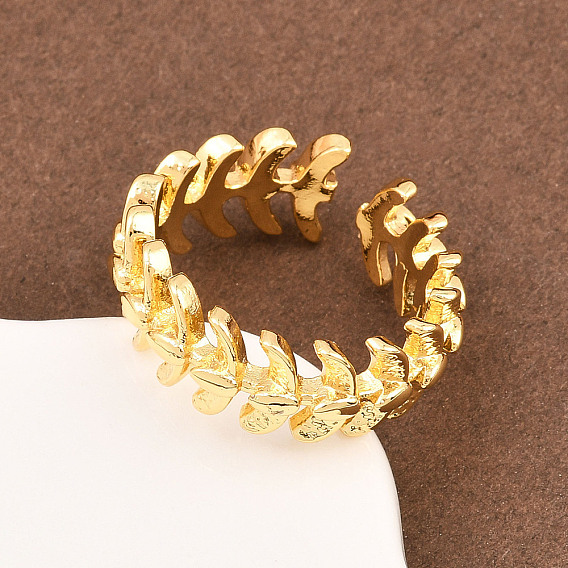 Латунные кольца-манжеты для женщин, лист, долговечный, стойки покрытие