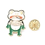 Enamel Pin, Alloy Brooch for Backpack Clothes, Cadmium Free & Lead Free, Frog