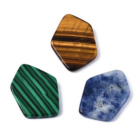 Природные и синтетические кабошоны драгоценных камней, многоугольник