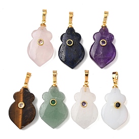 Драгоценный камень подвески, Подвески в виде морковок с фурнитурой из латуни, инкрустированной микрофиброй., золотые