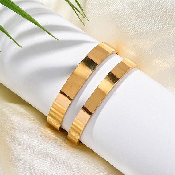 Ионное покрытие (IP) 304 шарнирные браслеты из нержавеющей стали для женщин