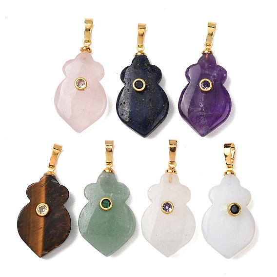 Драгоценный камень подвески, Подвески в виде морковок с фурнитурой из латуни, инкрустированной микрофиброй., золотые