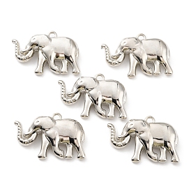 CCB Plastic Pendants, Elephant Charm