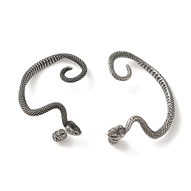 316 Surgical Stainless Steel Cuff Earrings, Snake