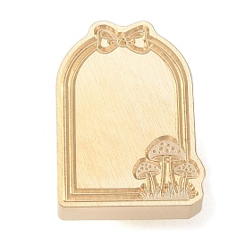 Arch with Mushroom Brass Stamp Heads, for Wax Seal Stamp, Wedding Invitations Making