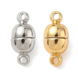 Овальные латунные магнитные застежки, с петлями, без никеля 