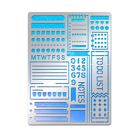 Трафареты для резки металла из нержавеющей стали, для diy scrapbooking / фотоальбом, декоративное тиснение, матовый цвет нержавеющей стали