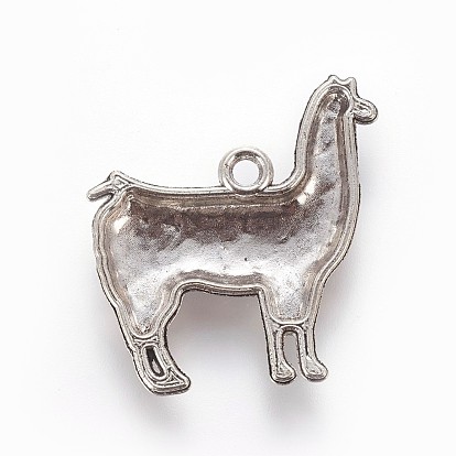 Tibetan Style Zinc Alloy Pendants, Llama/Alpaca