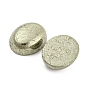 Natural Pyrite Cabochons, Oval