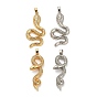 Латунные микро проложить кубического циркония подвески, змеиные чары