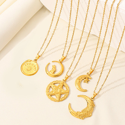 304 подвеска из нержавеющей стали в стиле панк-хип-хоп, ожерелья, ювелирные аксессуары