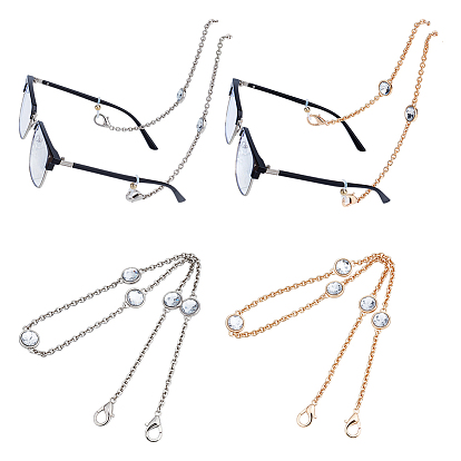 2 шт. 2 цвета металлические цепочки для кошельков со стразами, принадлежности для изготовления кошельков