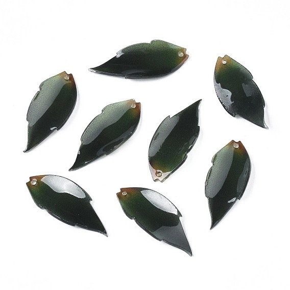 Plastic Pendants, Leaf