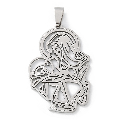 201 подвески из нержавеющей стали, очарование матери и ребенка, лазерная резка, анти-тускнение