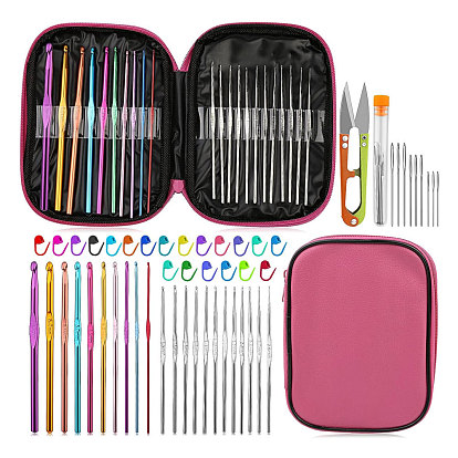 Sewing Tool Sets, Including Stainless Steel Scissor, Needle Threaders, Sewing Seam Rippers, Head Pins, Safety Pin, Zipper Storage Bag