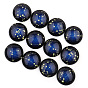 Glass Cabochons, Half Round/Dome with Twelve Constellation