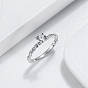 925 кольцо на палец из стерлингового серебра, кольцо с камнем из кубического циркония, витое кольцо для женщин, с печатью s925