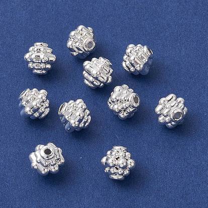 Alloy Spacer Beads, Flower, Long-Lasting Plated