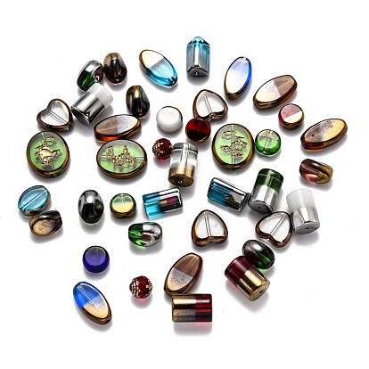Mixed Style Glass Beads, Mixed Shapes