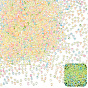2000 Uds cuentas de semillas de vidrio, luminoso, dentro de los colores, brillan en la oscuridad, rondo